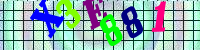Blue Captcha Image