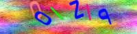 Blue Captcha Image