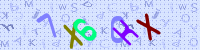 Blue Captcha Image