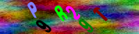 Blue Captcha Image