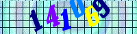 Blue Captcha Image