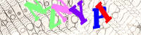 Blue Captcha Image