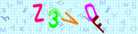 Blue Captcha Image