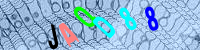 Blue Captcha Image