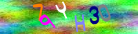 Blue Captcha Image