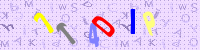 Blue Captcha Image