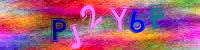 Blue Captcha Image