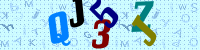 Blue Captcha Image
