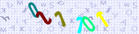 Blue Captcha Image