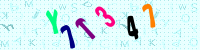 Blue Captcha Image