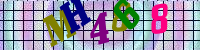 Blue Captcha Image