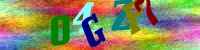 Blue Captcha Image