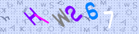 Blue Captcha Image