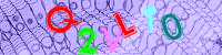 Blue Captcha Image