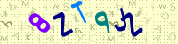 Blue Captcha Image