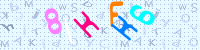 Blue Captcha Image