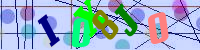 Blue Captcha Image