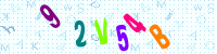 Blue Captcha Image
