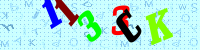 Blue Captcha Image