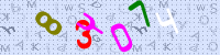 Blue Captcha Image