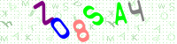 Blue Captcha Image