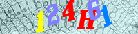 Blue Captcha Image
