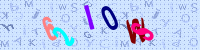 Blue Captcha Image