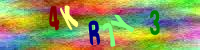 Blue Captcha Image