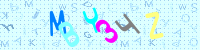 Blue Captcha Image