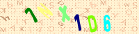 Blue Captcha Image