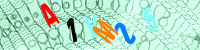Blue Captcha Image