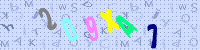 Blue Captcha Image