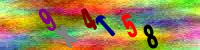 Blue Captcha Image