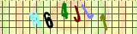 Blue Captcha Image