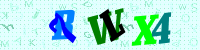 Blue Captcha Image