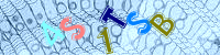 Blue Captcha Image