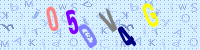 Blue Captcha Image