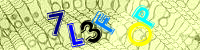Blue Captcha Image