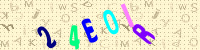 Blue Captcha Image