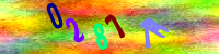 Blue Captcha Image
