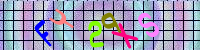 Blue Captcha Image