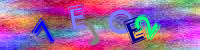 Blue Captcha Image