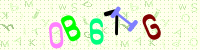 Blue Captcha Image
