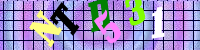 Blue Captcha Image