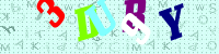 Blue Captcha Image