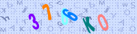 Blue Captcha Image