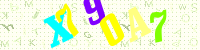 Blue Captcha Image