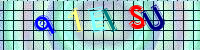 Blue Captcha Image
