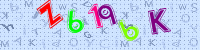 Blue Captcha Image