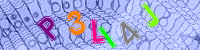 Blue Captcha Image